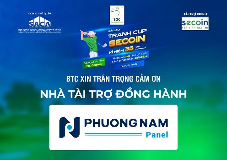 PNP | PHƯƠNG NAM PANEL JOINS SACA GOLF TOURNAMENT FOR SECOIN CUP CELEBRATING 35TH ANNIVERSARY