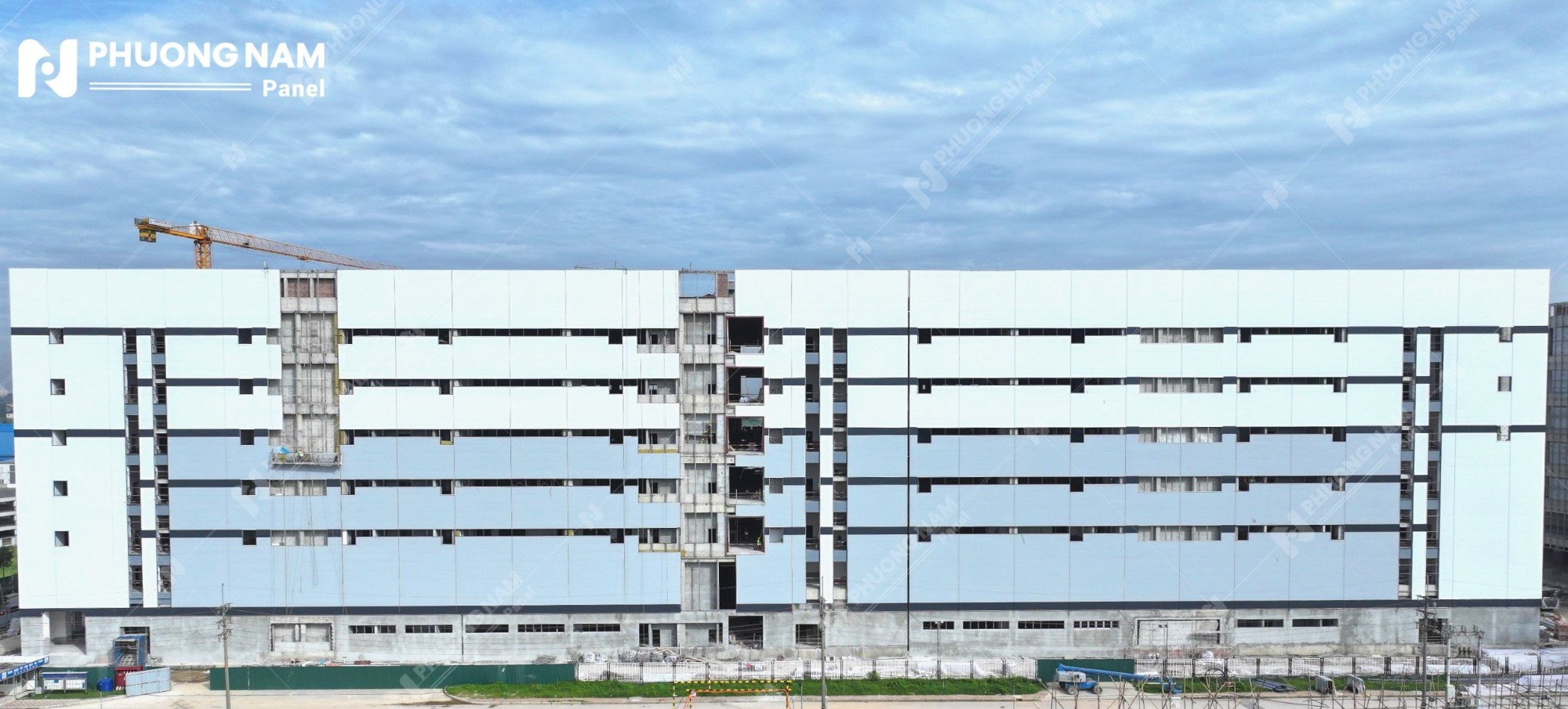 PNP | APPLICATION OF PROCK FIRE-RESISTANT PANELS FOR FUKANG TECHNOLOGY HIGH-TECH FACTORY STAGE 2