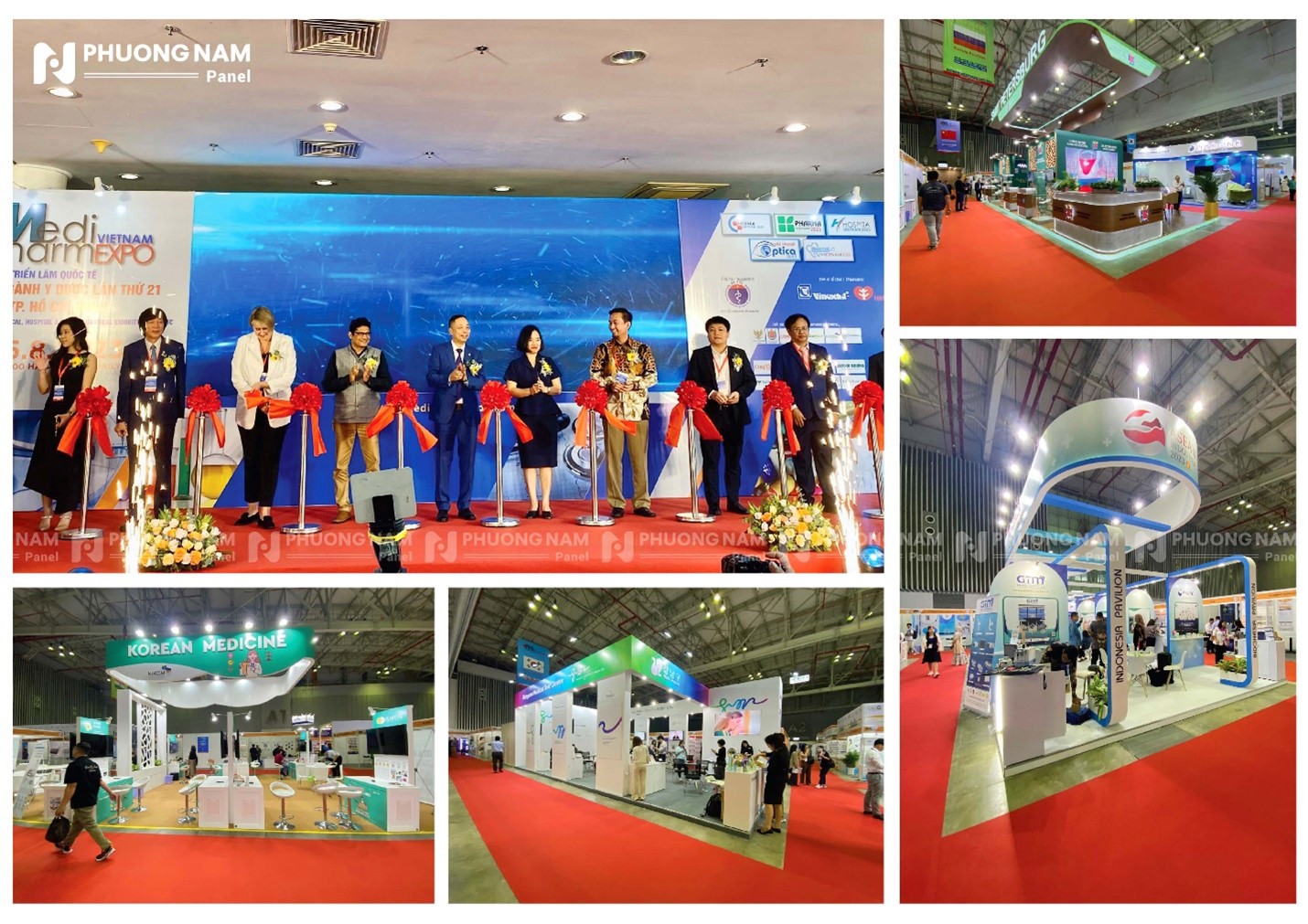 PHƯƠNG NAM PANEL |  BLUE TEAM SPREADS AT VIETNAM MEDIPHARM EXPO 2023